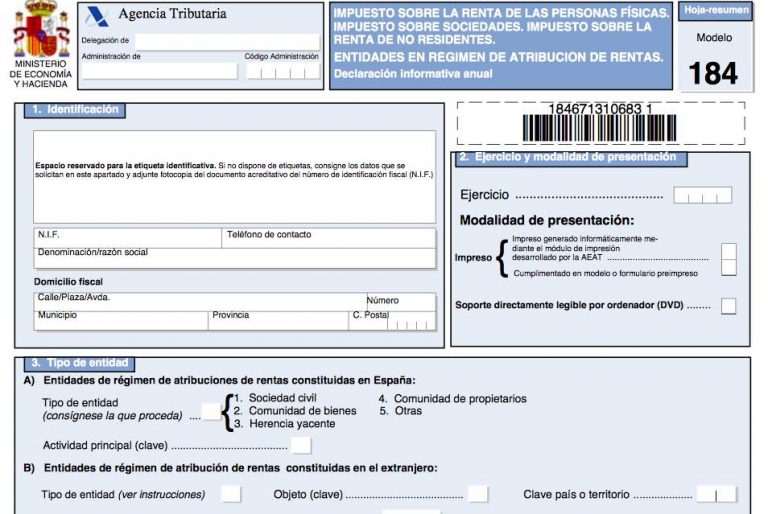 Modelo 184 ¡Tienes que saber ESTO!