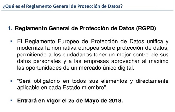 modelo documento protección de datos reglamento general